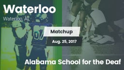 Matchup: Waterloo vs. Alabama School for the Deaf 2017