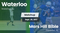 Matchup: Waterloo vs. Mars Hill Bible  2017