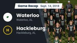Recap: Waterloo  vs. Hackleburg  2018