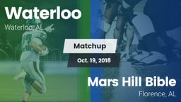 Matchup: Waterloo vs. Mars Hill Bible  2018