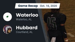 Recap: Waterloo  vs. Hubbard  2020