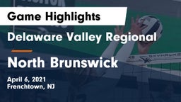 Delaware Valley Regional  vs North Brunswick Game Highlights - April 6, 2021