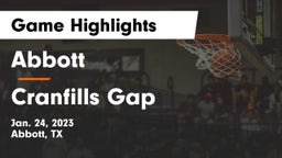 Abbott  vs Cranfills Gap Game Highlights - Jan. 24, 2023