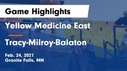 Yellow Medicine East  vs Tracy-Milroy-Balaton  Game Highlights - Feb. 24, 2021