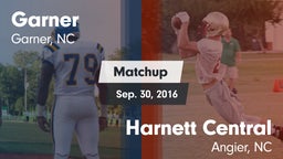 Matchup: Garner vs. Harnett Central  2016