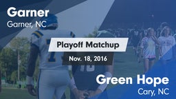 Matchup: Garner vs. Green Hope  2016