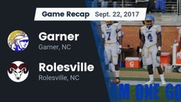 Recap: Garner  vs. Rolesville  2017