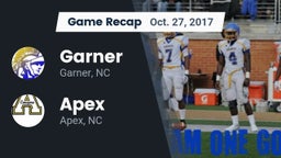 Recap: Garner  vs. Apex  2017