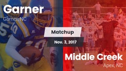 Matchup: Garner vs. Middle Creek  2017