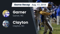 Recap: Garner  vs. Clayton  2018