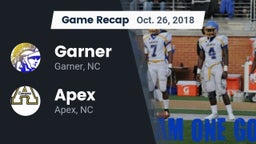 Recap: Garner  vs. Apex  2018