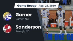 Recap: Garner  vs. Sanderson  2019