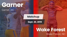 Matchup: Garner vs. Wake Forest  2019