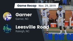 Recap: Garner  vs. Leesville Road  2019