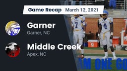 Recap: Garner  vs. Middle Creek  2021