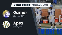 Recap: Garner  vs. Apex  2021