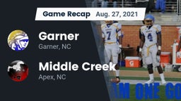 Recap: Garner  vs. Middle Creek  2021