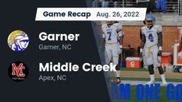 Recap: Garner  vs. Middle Creek  2022