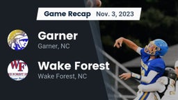 Recap: Garner  vs. Wake Forest  2023