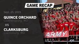 Recap: Quince Orchard  vs. Clarksburg  2015