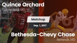 Matchup: Quince Orchard vs. Bethesda-Chevy Chase  2017