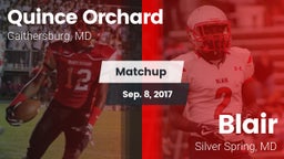 Matchup: Quince Orchard vs. Blair  2017