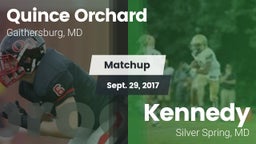 Matchup: Quince Orchard vs. Kennedy  2017