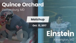 Matchup: Quince Orchard vs. Einstein  2017