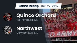 Recap: Quince Orchard  vs. Northwest  2017