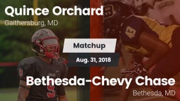 Matchup: Quince Orchard vs. Bethesda-Chevy Chase  2018