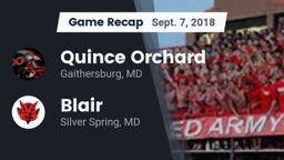 Recap: Quince Orchard  vs. Blair  2018