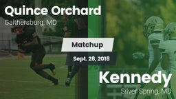 Matchup: Quince Orchard vs. Kennedy  2018