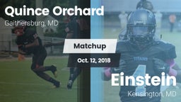 Matchup: Quince Orchard vs. Einstein  2018