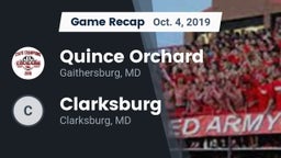 Recap: Quince Orchard  vs. Clarksburg  2019