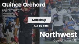 Matchup: Quince Orchard vs. Northwest  2019