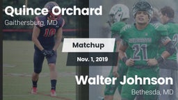 Matchup: Quince Orchard vs. Walter Johnson  2019