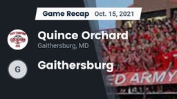 Recap: Quince Orchard vs. Gaithersburg  2021