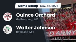 Recap: Quince Orchard vs. Walter Johnson  2021