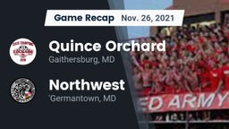 Recap: Quince Orchard vs. Northwest  2021