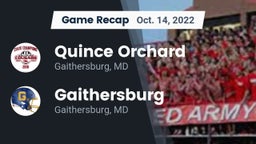 Recap: Quince Orchard vs. Gaithersburg  2022