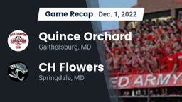 Recap: Quince Orchard vs. CH Flowers  2022