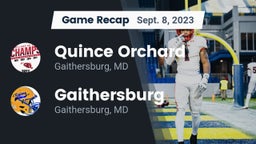 Recap: Quince Orchard vs. Gaithersburg  2023