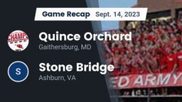 Recap: Quince Orchard vs. Stone Bridge  2023