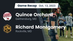 Recap: Quince Orchard vs. Richard Montgomery  2023