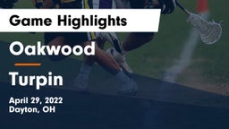 Oakwood  vs Turpin  Game Highlights - April 29, 2022
