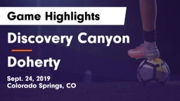 Discovery Canyon  vs Doherty  Game Highlights - Sept. 24, 2019