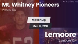 Matchup: Mt. Whitney High vs. Lemoore 2018