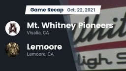 Recap: Mt. Whitney  Pioneers vs. Lemoore 2021