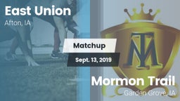 Matchup: East Union vs. Mormon Trail  2019