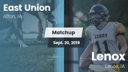 Matchup: East Union vs. Lenox  2019